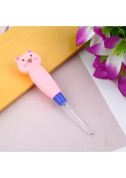 Gösterildiği Gibi LED Aydınlatma ile Kulak Kaşığı Temizleme Sevimli Karikatür Hayvan Ayrılabilir Kulak Kiri Sökücü Aracı Çocuklar Için Güvenlik Temizleyici Kaşık Kulakları Soymak (Yurt Dışından) fırsatları