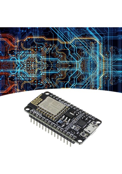 ESP8266 CP2102 Geliştirme Kartı ESP-12E Mcu ESP8266 Nodecu Lua V3 Nesnelerin Interneti Wıfı Geliştirme Kartı (Yurt Dışından)