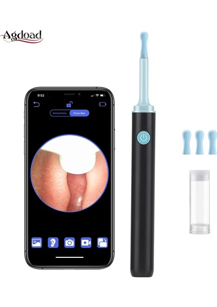 Resim Gösterisi Olarak Dropshipping Kulak Temizleyici Balmumu Temizleme Araçları 3.5mm Kulak Endoskop Kamera Hd Sağlık Silikon Kulak Temizleme Çubuğu Otoskop Android Ios Için (Yurt Dışından) indirimleri