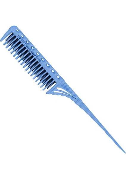 Mavi 1 Adet 3-Row Diş Saç Tarak Dolaşık Açıcı Saç Fırçası Pin Kuyruk Tarak Saç Boyama Tarak Berber Kuaförlük Tarak Salon Saç Şekillendirici Araçları (Yurt Dışından)
