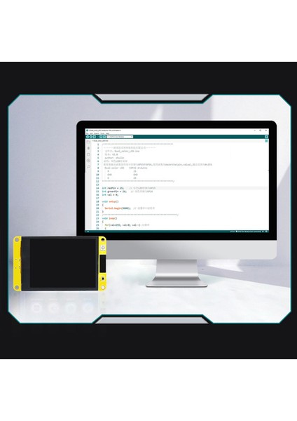 ESP32 3.2 Inç Dirençli Dokunmatik Ekran Geliştirme Kurulu Lvgl Wıfı Bluetooth Lot Mcu Akıllı LCD Ekran Ekran (Yurt Dışından)