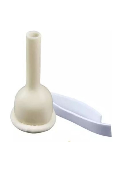 B 40MM 5 Adet Lateks/silikon Kendinden Yapışkanlı Erkek Harici Kateter Pisuar Drenajı Yaşlı Inkontinans Idrar Torbası Üriner Silikon Kol (Yurt Dışından)