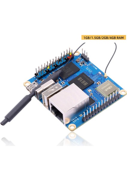Zero 3 Geliştirme Kurulu Için 2 GB Ram H618 Wifi5+Bt 5.0 Gigabit Lan, Android 12 Için DEBIAN12 UBUNTU22.04 (Yurt Dışından)