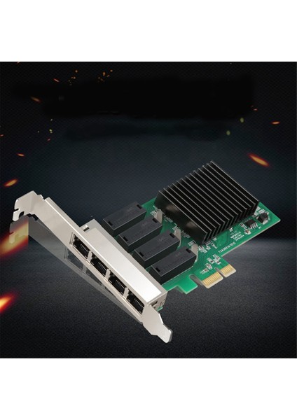 Pcı-E 4 Bağlantı Noktalı Gigabit Ağ Kartı Pcı-E RTL8111H Çip 1000 Mbps RJ45 Lan Adaptörü Ağ Denetleyicisi (Yurt Dışından) modelleri