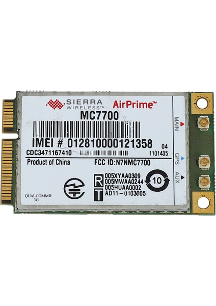 Airprime Için MC7700 3g/4g Wwan Kartının Kilidi Açıldı, Windows/linux Için 100 Mbps 4g/3g Lte/fdd/wcdma/edge Gps Modülü (Yurt Dışından)