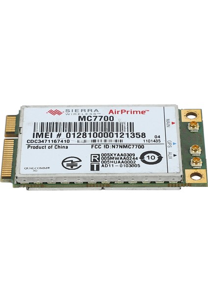 Airprime Için MC7700 3g/4g Wwan Kartının Kilidi Açıldı, Windows/linux Için 100 Mbps 4g/3g Lte/fdd/wcdma/edge Gps Modülü (Yurt Dışından)