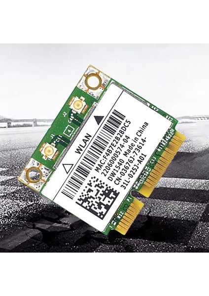 Broadcom BCM943228 DW1540 2.4g/5g Çift Frekanslı Mını Pcıe 300 Mbps 802.11A/B/G Dahili Kablosuz Ağ Kartı (Yurt Dışından)