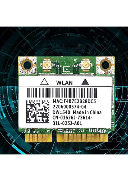 Broadcom BCM943228 DW1540 2.4g/5g Çift Frekanslı Mını Pcıe 300 Mbps 802.11A/B/G Dahili Kablosuz Ağ Kartı (Yurt Dışından)