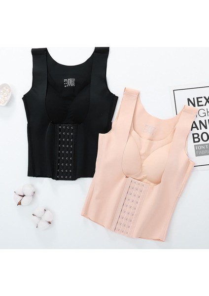 Ten Rengi M Kadın Sutyen Korse Sütyen Duruş Düzeltici Spor Yelek Geniş Omuz Askıları Darbeye Dayanıklı Sırt Desteği Karın Kontrol Spor Sutyen (Yurt Dışından)