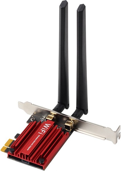 Wi-Fi 6e 5374MBPS AX210 Bluetooth5.2 802.11AX 2.4g/5g/6ghz Kablosuz Pcıe Adaptörü Ağ Wifi Kart Desteği WIN10/11 (Yurt Dışından)