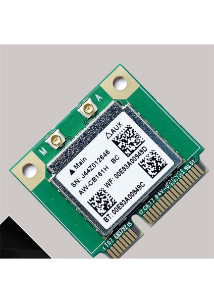 Çift Bantlı Realtek RTL8821 AW-CB161H Wifi Wlan Kartı Bluetooth 4.0 Combo Kablosuz Yarım Mini Pcı-E Adaptörü 433 Mbps 802.11AC (Yurt Dışından)