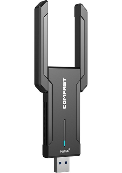 WIFI6E 5374MBPS 5.9g 7.1g Usb3.0 -Band Kablosuz Lan Adaptörü Masaüstü Bilgisayar Dizüstü Bilgisayar Için Wifi Alıcısı (Yurt Dışından)