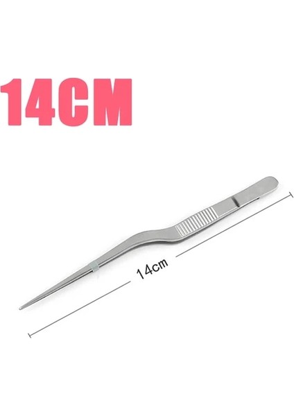14 cm Kulak Kulak Tıkacı Balmumu Kaldırma Tıbbi Forseps Açılı Takı Kelepçe Klip Burun Kavisli Kulak Kiri Cımbız Klip Kirpik Sökücü Temizleyici Aracı (Yurt Dışından)