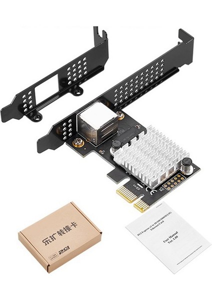Pcıex1 2.5g Kablolu Gigabit 2500M Oyun Oyun RJ45 Arayüzü Disksiz Pex Önyüklenebilir Ağ Kartı IO-PCE8125B- (Yurt Dışından)