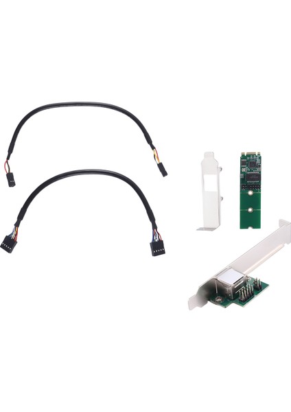 2.5g Base-T Gigabit Ağ Adaptörü I225 Çip 2500 Mbps M.2 B/m Pcıe 2.5 GB Ethernet Kartı RJ45 Lan Denetleyici Kartı (Yurt Dışından)