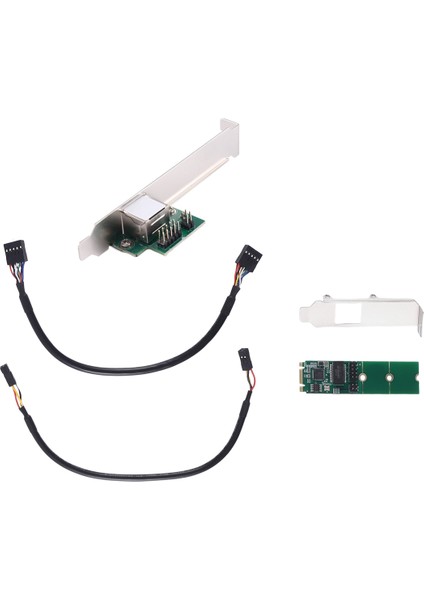 2.5g Base-T Gigabit Ağ Adaptörü I225 Çip 2500 Mbps M.2 B/m Pcıe 2.5 GB Ethernet Kartı RJ45 Lan Denetleyici Kartı (Yurt Dışından)