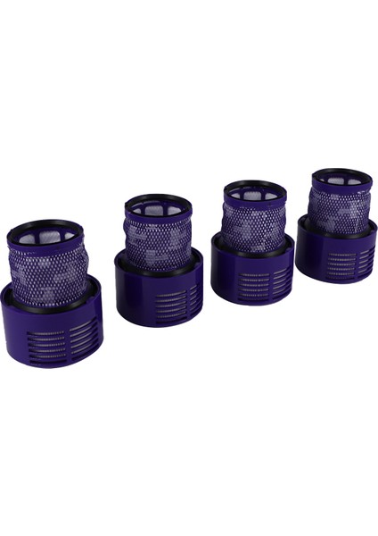 V10 SV12 Cyclone Animal Absolute Total Clean Elektrikli Süpürge Için 4 Paket Yıkanabilir Filtre Ünitesi (Yurt Dışından)