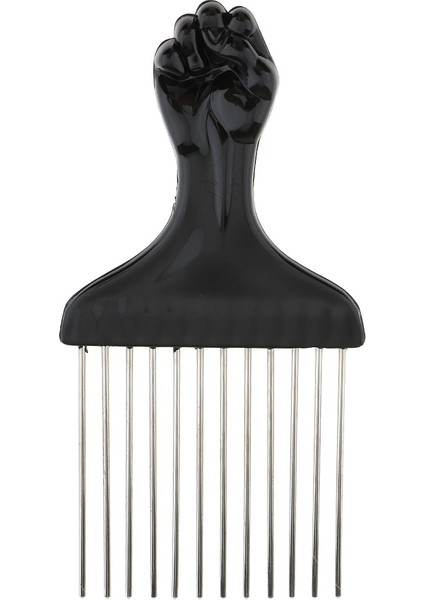 Seçenek 9 Pro Metal Afro Fırça Geniş Dişli Saç Tarağı Hacim Veren Saç Şekillendirici Anti-Statik Tarak Fırça Dolaşık Açıcı Tarak Siyah Yumruk (Yurt Dışından) modelleri