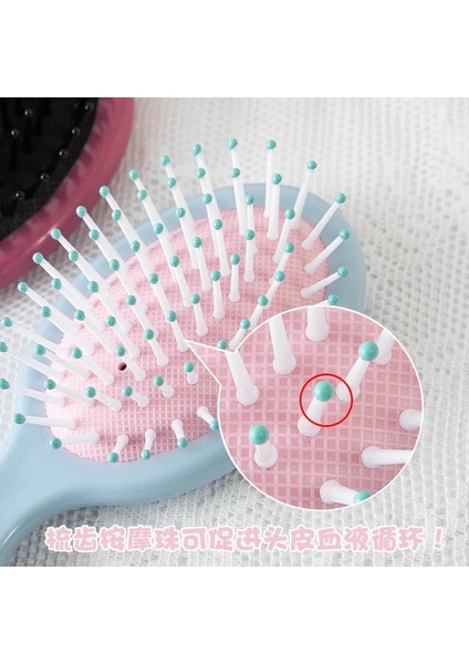 Stil 2 Kız Saç Derisi Masaj Tarak Saç Fırçası Kadın Islak Kıvırcık Detangle Saç Fırçası Salon Kuaförlük Şekillendirici Araçları (Yurt Dışından) indirimleri