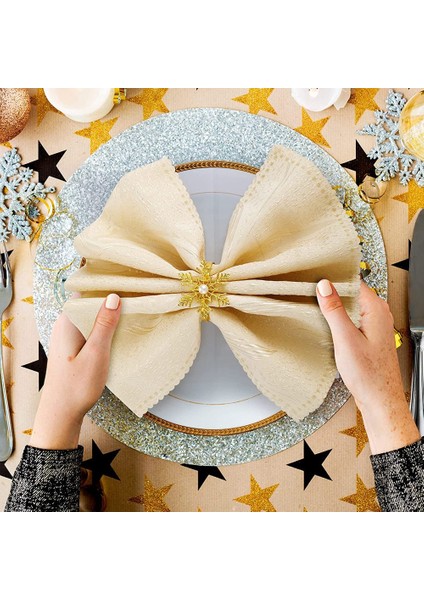 Kar Tanesi Peçete Halkaları Noel Peçete Halkası Tutucu Toka Alaşım Inci Peçete Halkaları Tutucu Noel Noel Peçete Tokası (Yurt Dışından) fırsatları