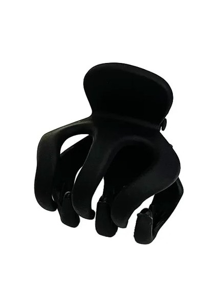 Siyah 3.5cm 1 Adet Küçük 2-5cm Siyah Saç Pençeleri Plastik Mat Yan Saç Klipleri Kızlar Küçük Firkete Saç Şekillendirici Hairgrips Yüksek At Kuyruğu Kadın Pençeleri (Yurt Dışından)