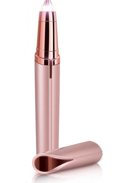 Gül Altın Elektrikli Kaş Düzeltici Kadın Epilasyon Göz Kaş Epilatör Mini Şekillendirici Tıraş Makinesi Bikini Ağrısız Jilet Güvenli Yüz Saç Çıkarıcı (Yurt Dışından)