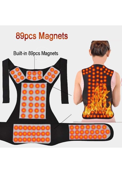 89 Adet M 89 Adet Kendinden Isıtma Sırt Desteği Bel Desteği Manyetik Isıtma Düzeltici Terapi Kemeri Geri Duruş Düzeltici Omurga Geri Bel Kemeri (Yurt Dışından) fiyatları