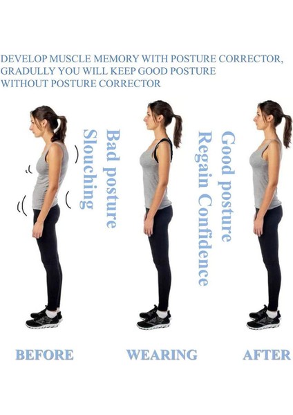 A-Duruş Düzeltici M Getinfit Ayarlanabilir Sırt Duruş Düzeltici Klavikula Geri Omuz Duruş Düzeltme Yetişkin Unisex Için Sırt Desteği Kemer (Yurt Dışından) fiyatları