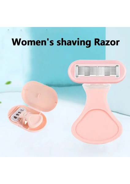 Pembe Seyahat Koltukaltı Jilet Ağrısız Kadın Düzeltici Tıraş Makinesi Tüm Vücut Jilet Güvenlik Tıraş Bıçağı Kadın Epilatör (Yurt Dışından) fiyatları