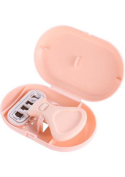 Pembe Seyahat Koltukaltı Jilet Ağrısız Kadın Düzeltici Tıraş Makinesi Tüm Vücut Jilet Güvenlik Tıraş Bıçağı Kadın Epilatör (Yurt Dışından) indirimleri