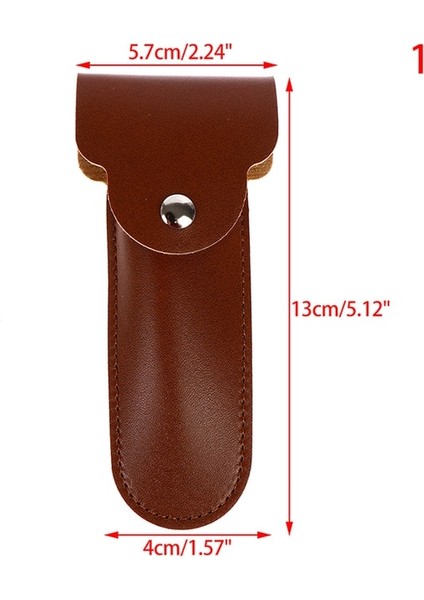 Jilet Durumda Seyahat Jilet Tutucu Kılıf Manuel Çift Kenar Emniyetli Jilet Jilet Deri 2 Renk Sıcak Satış (Yurt Dışından)