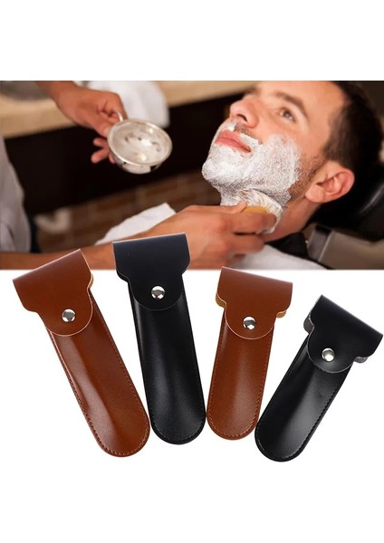 Jilet Durumda Seyahat Jilet Tutucu Kılıf Manuel Çift Kenar Emniyetli Jilet Jilet Deri 2 Renk Sıcak Satış (Yurt Dışından) fiyatları