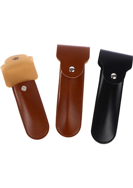 Jilet Durumda Seyahat Jilet Tutucu Kılıf Manuel Çift Kenar Emniyetli Jilet Jilet Deri 2 Renk Sıcak Satış (Yurt Dışından) indirimleri