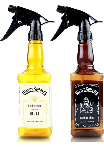 650 ml Retro Sarı 650/500 ml Kuaförlük Sprey Şişesi Boş Şişe Doldurulabilir Sis Şişesi Salon Berber Sprey Kuaför Saç Stilisti Sprey Şişesi (Yurt Dışından)