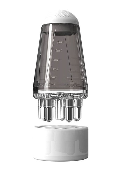 Yeni Gri Yeni Saç Derisi Sıvı Serum Yağı Aplikatör Tarak Saç Derisi Tedavisi Için Uçucu Yağ Sıvı Rehberlik Masaj Tarak Saç Büyüme (Yurt Dışından)