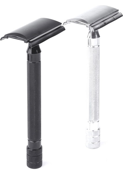 Gümüş Set Klasik Erkek Emniyetli Jilet Erkek Katlanır Çift Kenar Tıraş Klasik Güvenlik 5 Pcs Titanyum Kaplamalı Bıçaklar Tıraş Makinesi Tıraş Bıçağı (Yurt Dışından) fırsatları