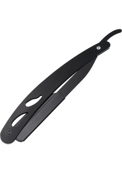 1 Adet-Siyah Manuel Erkek Sadece Jilet 2 Renk Profesyonel Manuel Jilet Katlanır Paslanmaz Çelik Berber Jileti Tıraş Jiletli Tıraş Bıçağı Tıraş (Yurt Dışından)