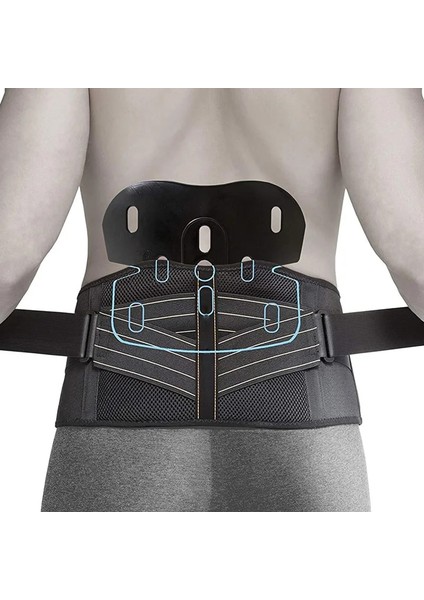 Hy-01 Xxl Bel 107-118CM Geri Bel Desteği Kemer Bel Ortopedik Brace Erkek Kadın Kaymaz Ortopedik Bel Desteği Nefes Bel Desteği Kemer (Yurt Dışından) fırsatları