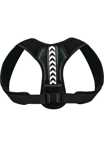 A - Siyah Beyaz M Tcare Sırt Duruş Düzeltici Korse Ayarlanabilir Unisex Sırt Desteği Klavikula Omurga Sırt Omuz Bel Duruş Düzeltme (Yurt Dışından)