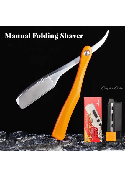 Siyah Saplı Tüy Bıçak Japon Çinko Alaşımı Vintage Manuel Tıraş Bıçağı Retro Katlanır Bıçak Erkekler Tıraş Berber Aletleri Abs Kolu (Yurt Dışından) modelleri