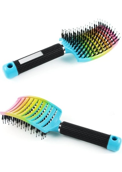 Set C Saç Fırçası Saç Tarak Dolaşık Açıcı Saç Fırçası Kıl ve Naylon Kadın Islak Masaj Tarak Kıvırcık Kuaförlük Salon Şekillendirici Araçları (Yurt Dışından) fırsatları