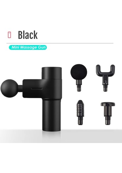 Boyun ve Sırt Için Siyah Masaj Tabancası Kas Masajı, Vücut Için Mini Masaj Tabancası, Fitness Sonrası Elektrikli Masaj Makinesi, Yeni Varış (Yurt Dışından)