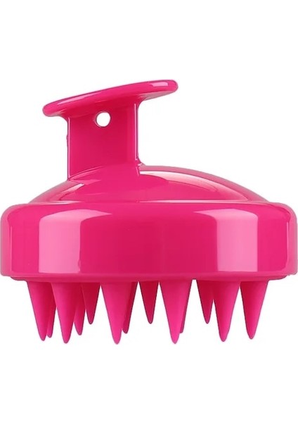 LMZ046-RED Lohas Taşınabilir Saç Fırçası Silikon Şampuan Fırçalar Saç Masaj Tarak Kuru Yıkama Kafa Saç Derisi Masaj Fırçası Saç Büyümesi Için (Yurt Dışından)