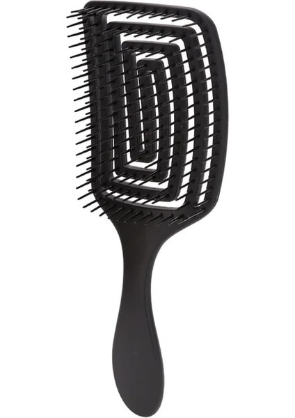 Siyah Dolaşık Açıcı Fırça Kıvırcık Saç Derisi Masaj Tarak Kadınlar Için Islak Kıvırcık Detangle Saç Fırçası Salon Kuaförlük Şekillendirici Araçları (Yurt Dışından)