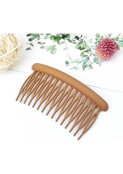 Haki 15 Diş Buzlu Şeker Renk Saç Tarak Klip Kadın Kırık Saç Tokalar Headdress Düğün Saç Dıy Takı Saç Stili Aksesuarları (Yurt Dışından)