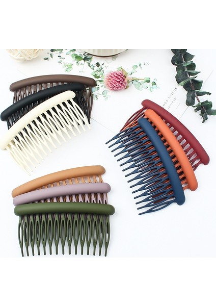 Haki 15 Diş Buzlu Şeker Renk Saç Tarak Klip Kadın Kırık Saç Tokalar Headdress Düğün Saç Dıy Takı Saç Stili Aksesuarları (Yurt Dışından) modelleri