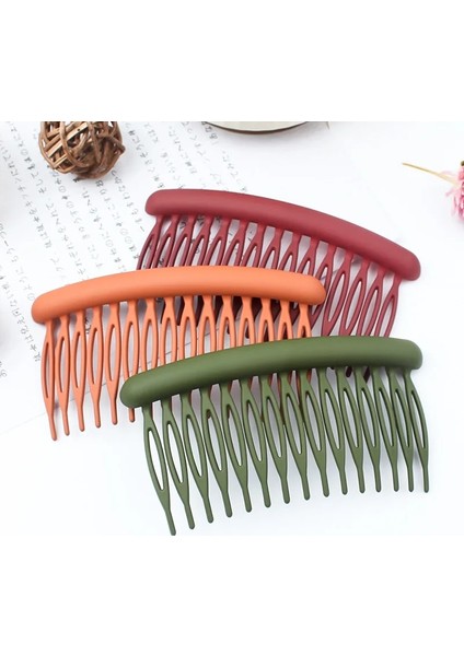 Haki 15 Diş Buzlu Şeker Renk Saç Tarak Klip Kadın Kırık Saç Tokalar Headdress Düğün Saç Dıy Takı Saç Stili Aksesuarları (Yurt Dışından) indirimleri