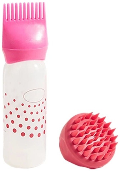 02 2 Adet 120 ml Boş Şampuan Aplikatör Şişesi Salon Saç Bakım Aksesuarları Aracı Saç Temizleme Şişeleri Kuru Yıkama Pot Temizleme (Yurt Dışından)