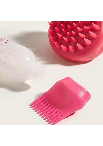 02 2 Adet 120 ml Boş Şampuan Aplikatör Şişesi Salon Saç Bakım Aksesuarları Aracı Saç Temizleme Şişeleri Kuru Yıkama Pot Temizleme (Yurt Dışından)
