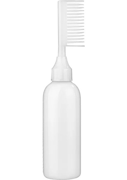 Beyaz 60 Oz Saç Aplikatör Şişesi Doldurulabilir Plastik Kök Tarak Aplikatör Şişesi Saç Boyama Araçları Kuaförlük Berber Aksesuarları (Yurt Dışından)